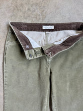 Load image into Gallery viewer, Y2K Tommy Jeans Washed Green Corduroy Low Rise Flare Pants (S)