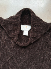 Load image into Gallery viewer, 90s Vintage Express Brown Chenille Hand-Knit Sweater (M)