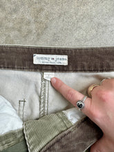 Load image into Gallery viewer, Y2K Tommy Jeans Washed Green Corduroy Low Rise Flare Pants (S)