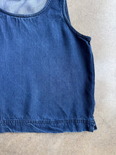 Load image into Gallery viewer, 90s Vintage Citywear Petite Denim Shell Tank (XS)