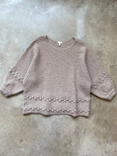 Load image into Gallery viewer, Garnet Hill Cashmere Bobble Stitch Sweater | XL