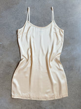 Load image into Gallery viewer, 90s Vintage Taurus II Champagne Satin Slip Dress (M)