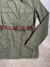 Load image into Gallery viewer, Elizabeth & James Green Belted Cotton Utility Jacket (S)