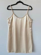 Load image into Gallery viewer, 90s Vintage Taurus II Champagne Satin Slip Dress (M)