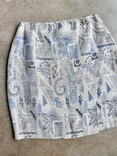 Load image into Gallery viewer, 90s Vintage The Limited Geometric Floral Jacquard Mini Wrap Skirt | Small