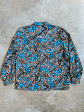 Load image into Gallery viewer, Vintage Paisley Floral Button-Up Blouse (L)