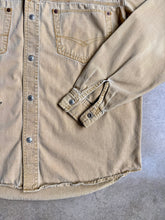 Load image into Gallery viewer, 90s Vintage No Jeans! Muted Yellow Denim Utility Work Shirt | Medium