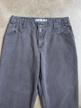 Load image into Gallery viewer, 90s Vintage Zena Grey High-Waisted Tapered Jeans (W32”)