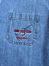 Load image into Gallery viewer, Vintage Hard Rock Cafe Orlando Denim Shirt (XL)