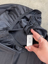 Load image into Gallery viewer, Vintage Vanity Fair Black Lace Trim Maxi Slip Skirt (M)