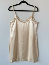 Load image into Gallery viewer, 90s Vintage Taurus II Champagne Satin Slip Dress (M)