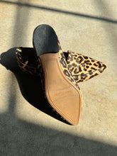 Load image into Gallery viewer, Franco Sarto Leopard Pony-Hair Loafers (US 8.5)