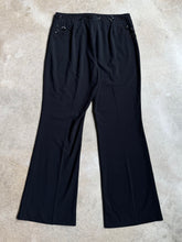Load image into Gallery viewer, Y2K The Limited Black Floral Beaded Flare Pants (W31”)
