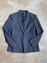 Load image into Gallery viewer, 90s Vintage Dark Chambray Tailored Blazer (M)