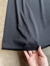 Load image into Gallery viewer, Vintage Vanity Fair Black Lace Trim Maxi Slip Skirt (M)