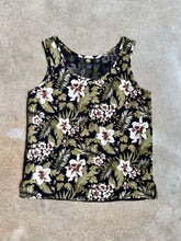 Load image into Gallery viewer, 90s Vintage Morgan Taylor Floral Silk Tank Top (M)