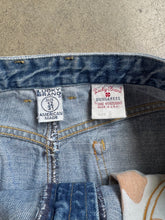 Load image into Gallery viewer, Y2K Lucky Brand Frayed Slit Denim Skirt (W31)