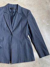 Load image into Gallery viewer, 90s Vintage Dark Chambray Tailored Blazer (M)