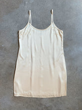 Load image into Gallery viewer, 90s Vintage Taurus II Champagne Satin Slip Dress (M)