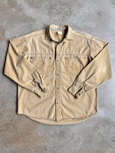 Load image into Gallery viewer, 90s Vintage No Jeans! Muted Yellow Denim Utility Work Shirt | Medium