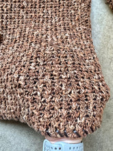 Load image into Gallery viewer, Vintage Dana Buchman Marled Brown Cotton & Wool Knit Scoop Neck Sweater | Medium