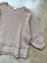 Load image into Gallery viewer, Garnet Hill Cashmere Bobble Stitch Sweater | XL