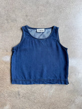 Load image into Gallery viewer, 90s Vintage Citywear Petite Denim Shell Tank (XS)