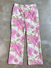 Load image into Gallery viewer, Tommy Hilfiger Pink Floral Cotton Printed Pants (S/M)