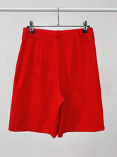 Load image into Gallery viewer, 90s Vintage Red High Waisted Shorts (W26")