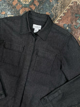 Load image into Gallery viewer, Charcoal Denim Utility Jacket (L)