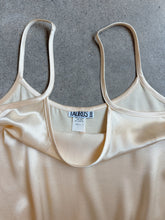 Load image into Gallery viewer, 90s Vintage Taurus II Champagne Satin Slip Dress (M)