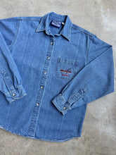 Load image into Gallery viewer, Vintage Hard Rock Cafe Orlando Denim Shirt (XL)