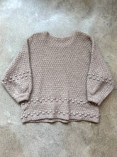 Load image into Gallery viewer, Garnet Hill Cashmere Bobble Stitch Sweater | XL