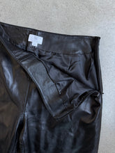 Load image into Gallery viewer, 2000s Apt. 9 Black Lambskin Leather Mid-Rise Pants (S/M)