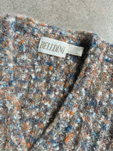 Load image into Gallery viewer, 80s Vintage Belldini Marled Metallic Mohair Knit Cardigan (L)
