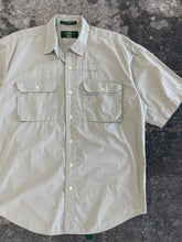 Load image into Gallery viewer, 90s Vintage Orvis Khaki Short Sleeve Utility Shirt (M)