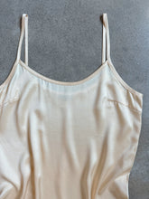 Load image into Gallery viewer, 90s Vintage Taurus II Champagne Satin Slip Dress (M)