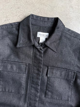 Load image into Gallery viewer, Vintage Villager Liz Claiborne Charcoal Denim Utility Jacket | Large