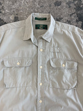 Load image into Gallery viewer, 90s Vintage Orvis Khaki Short Sleeve Utility Shirt (M)