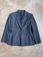 Load image into Gallery viewer, 90s Vintage Dark Chambray Tailored Blazer (M)
