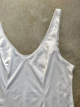 Load image into Gallery viewer, Vintage Vanity Fair White Lace Trim Nylon Camisole (L)