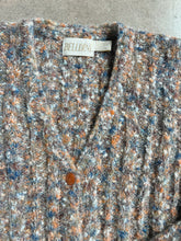 Load image into Gallery viewer, 80s Vintage Belldini Marled Metallic Mohair Knit Cardigan (L)