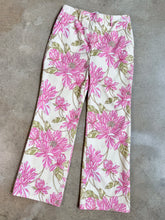 Load image into Gallery viewer, Tommy Hilfiger Pink Floral Cotton Printed Pants (S/M)