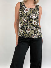 Load image into Gallery viewer, 90s Vintage Morgan Taylor Floral Silk Tank Top (M)