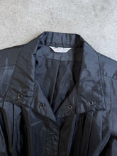 Load image into Gallery viewer, 80s Vintage Braefair Black Lightweight Trench Rain Coat (L)
