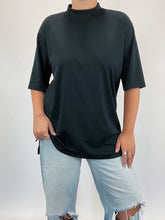 Load image into Gallery viewer, Black Mock Neck Tee (L)
