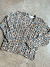 Load image into Gallery viewer, 80s Vintage Belldini Marled Metallic Mohair Knit Cardigan (L)
