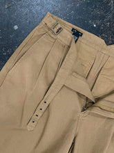 Load image into Gallery viewer, Dark Khaki Pleated Shorts (W34)
