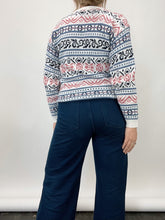 Load image into Gallery viewer, Vintage Multi Pattern Sweater (S/M)
