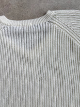 Load image into Gallery viewer, Vintage B.I. Gear Cream V-Neck Sweater (L)

